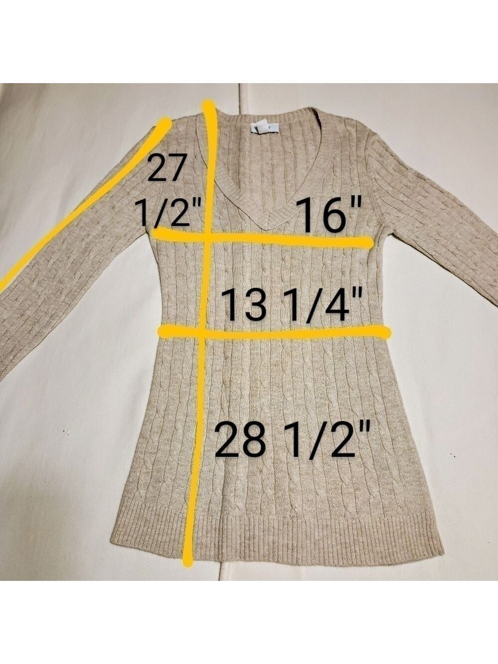 Ann Taylor LOFT Cable Knit V Neck Sweater Small - Picture 11 of 11